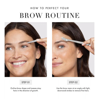 Brow Razor and Mini Tweezer Set