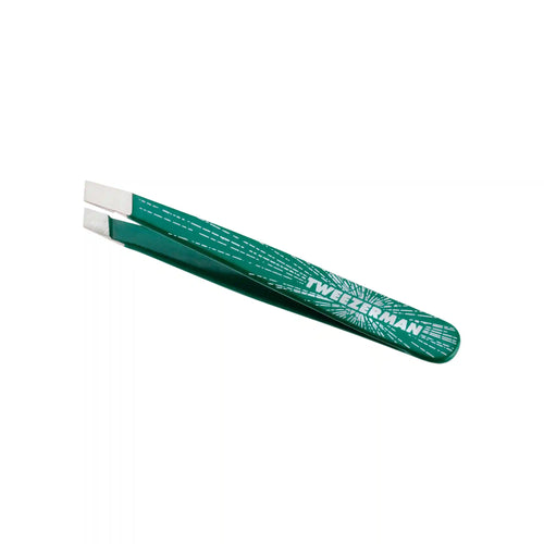 Micro Mini Slant Tweezer Emerald Green