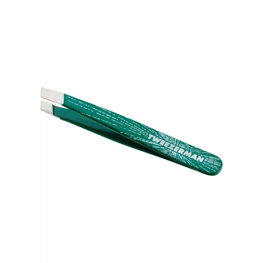 Micro Mini Slant Tweezer Emerald Green