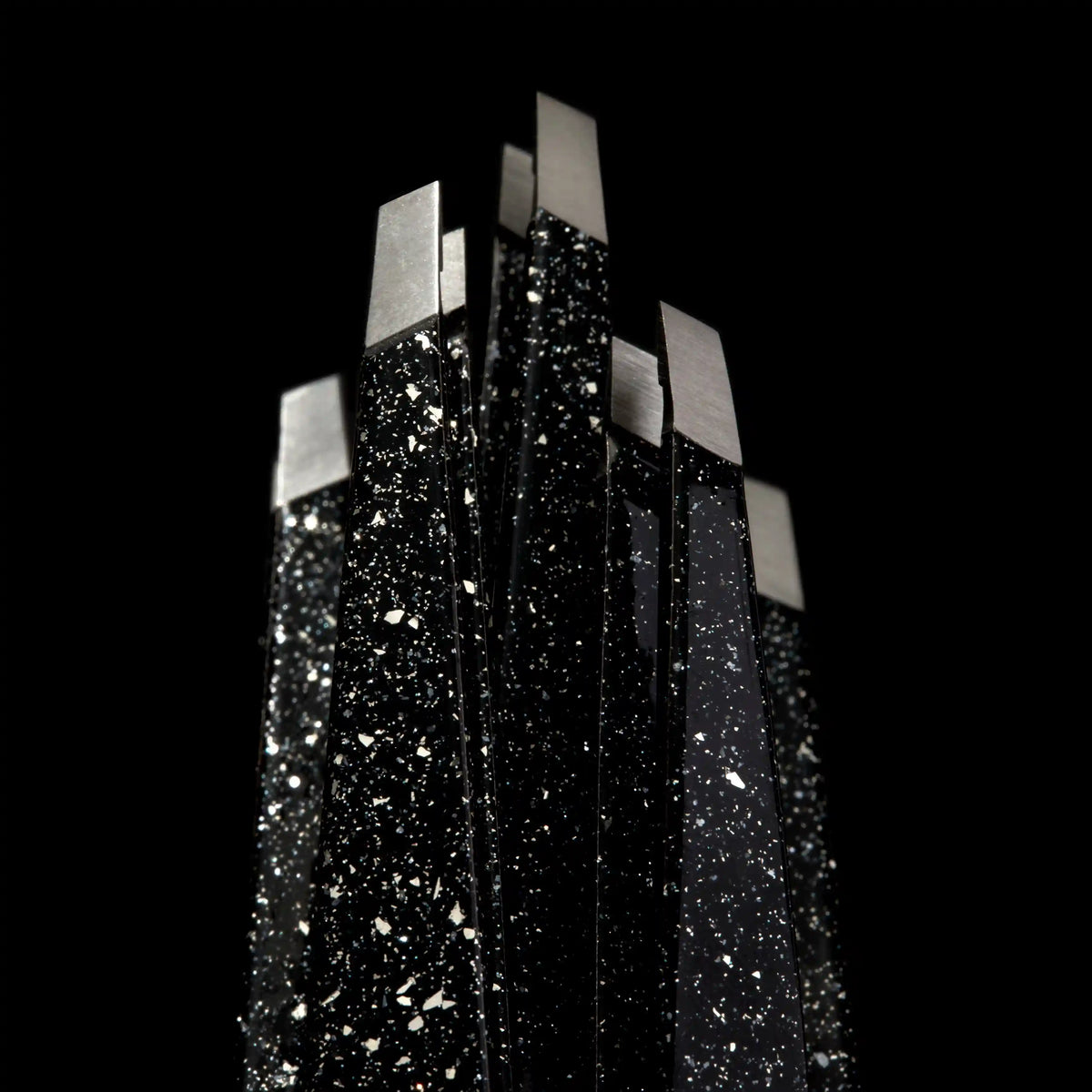 Dusted Onyx Slant Tweezer