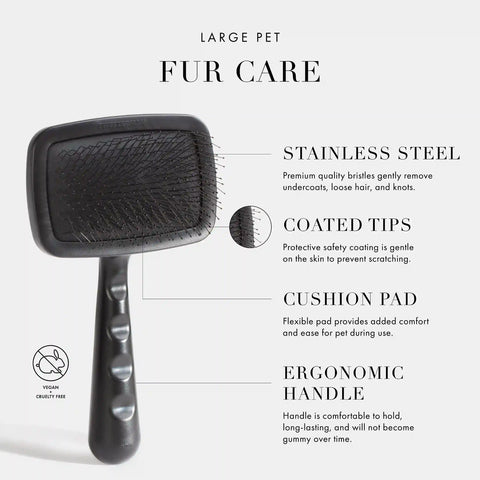 Large Coated Tip Slicker Brush