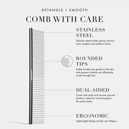 DUAL-SIDED DETANGLING COMB