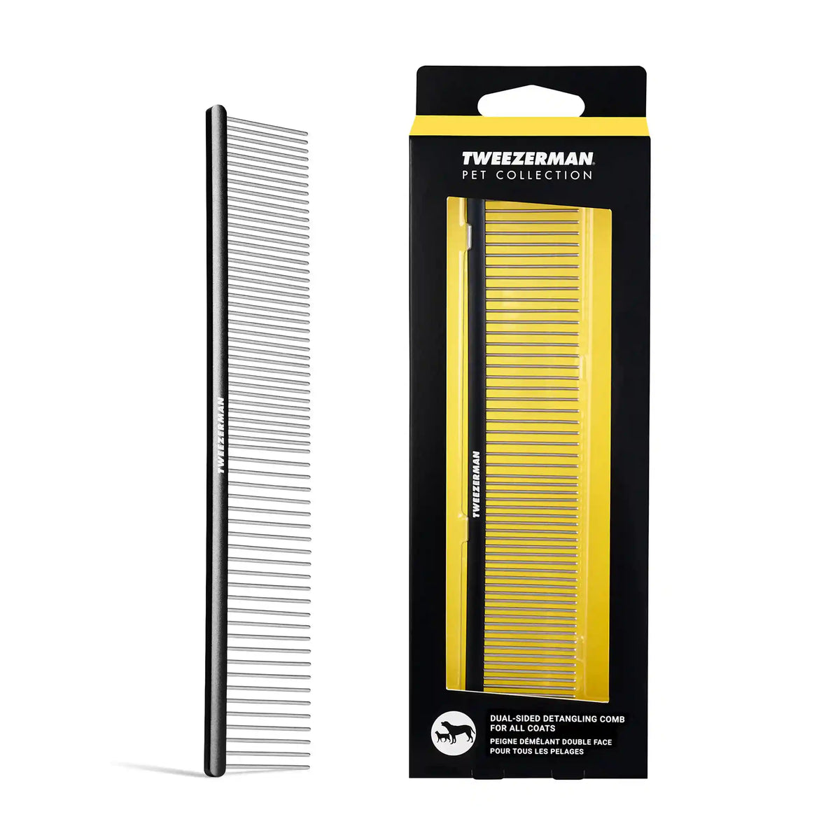 DUAL-SIDED DETANGLING COMB