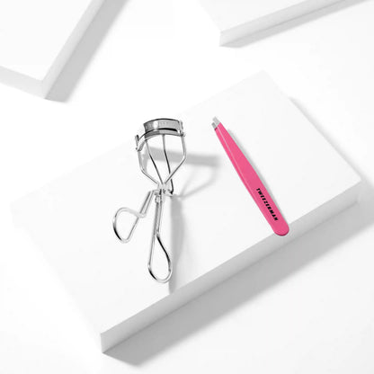 Pretty in Pink Slant Tweezer and Classic Lash Curler