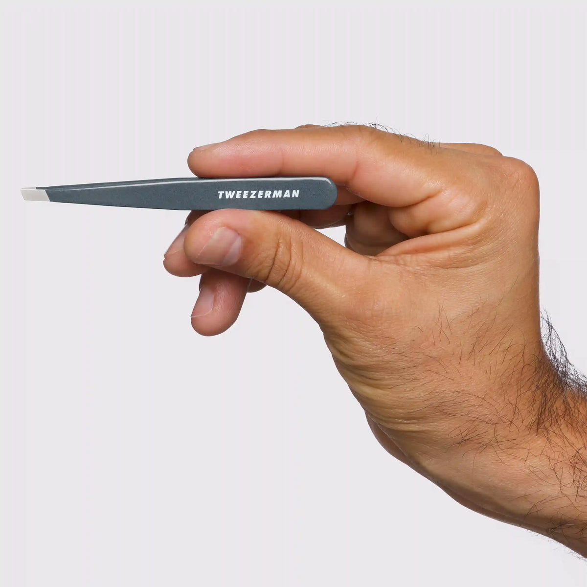 Blue Stone Slant Tweezer