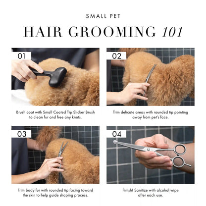 Curved Grooming Shears 7"
