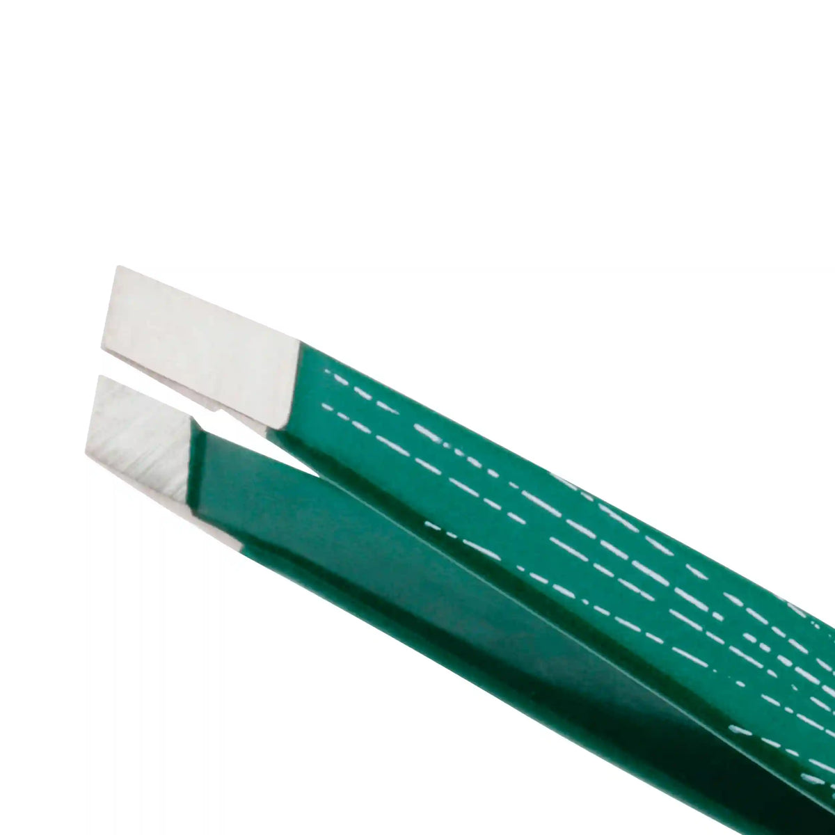 Micro Mini Slant Tweezer Emerald Green