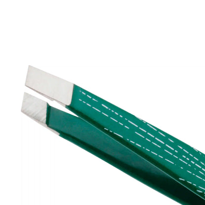 Micro Mini Slant Tweezer Emerald Green