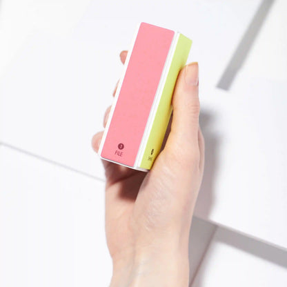 Neon File, Buff, Smooth & Shine Block