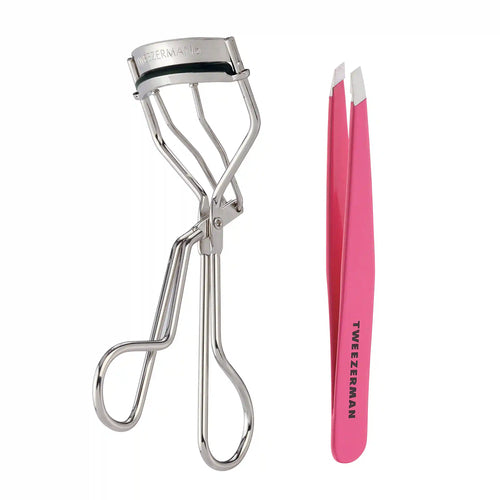 Pretty in Pink Slant Tweezer and Classic Lash Curler