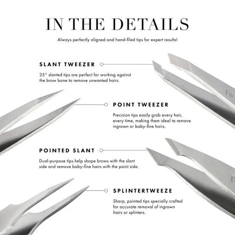 Rose Gold Mini Slant Tweezer