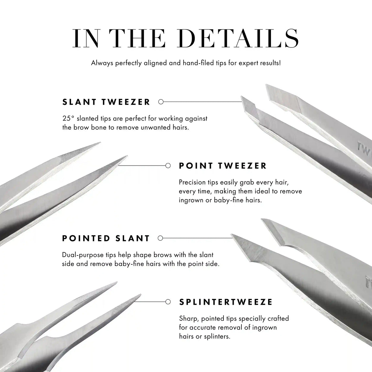 Blooming Lilac Mini Slant Tweezer