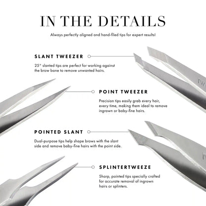 Blooming Lilac Mini Slant Tweezer