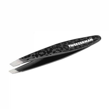 Black Leopard Mini Slant Tweezer