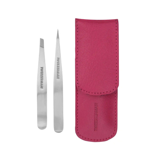 Petite Tweeze Set With Pink Case