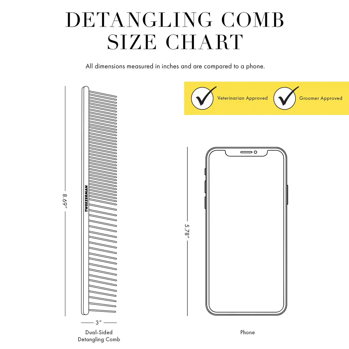 DUAL-SIDED DETANGLING COMB