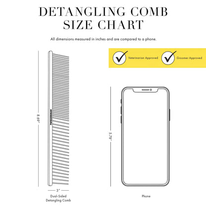 DUAL-SIDED DETANGLING COMB