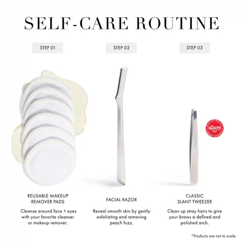 Facial Razor with Replacement Blades