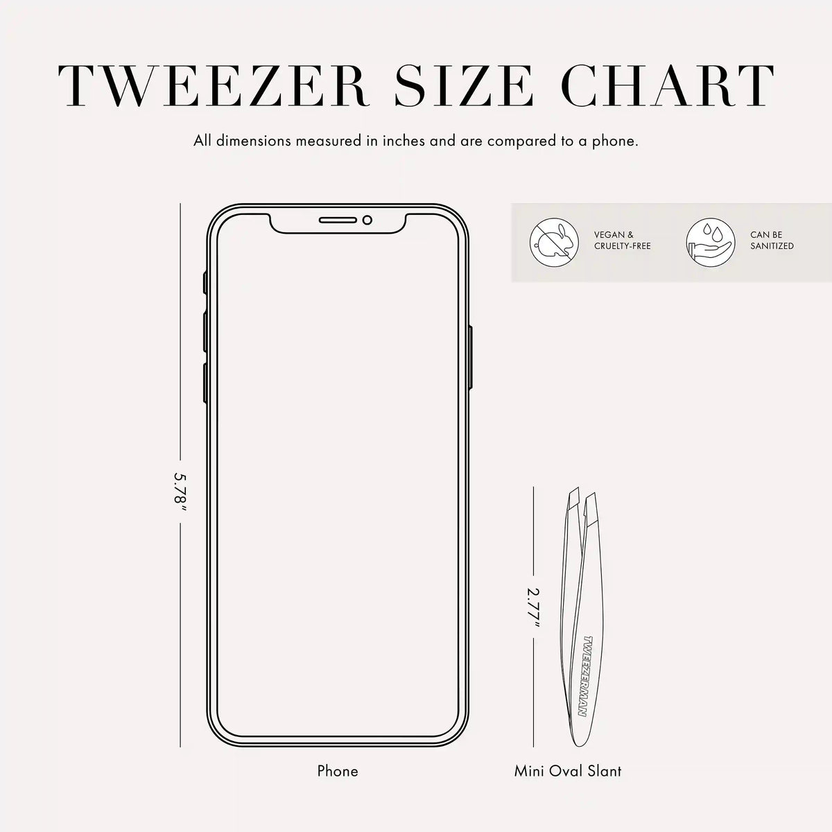 NYC Mini Slant Tweezer