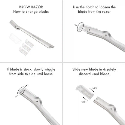Brow Razor Replacement Blades