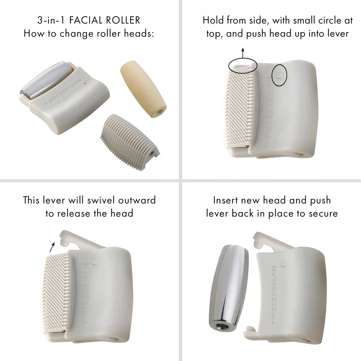 3-in-1 Facial Roller Set