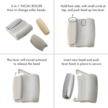 3-in-1 Facial Roller Set