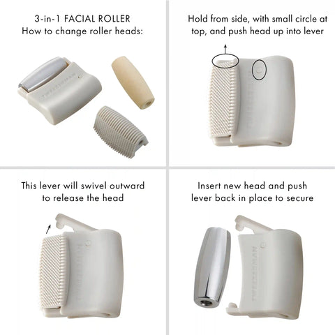 3-in-1 Facial Roller Set