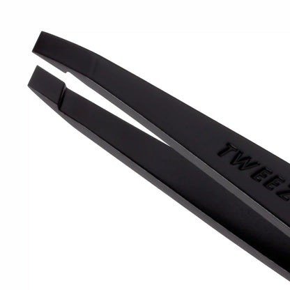 Black Matte Slant Tweezer
