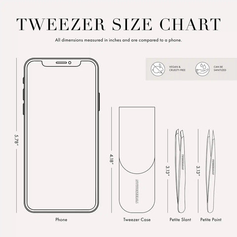 Petite Tweeze Set With Black Case