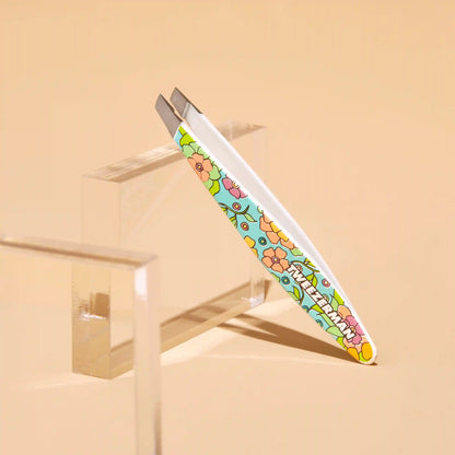 Vintage Floral Mini Slant Tweezer